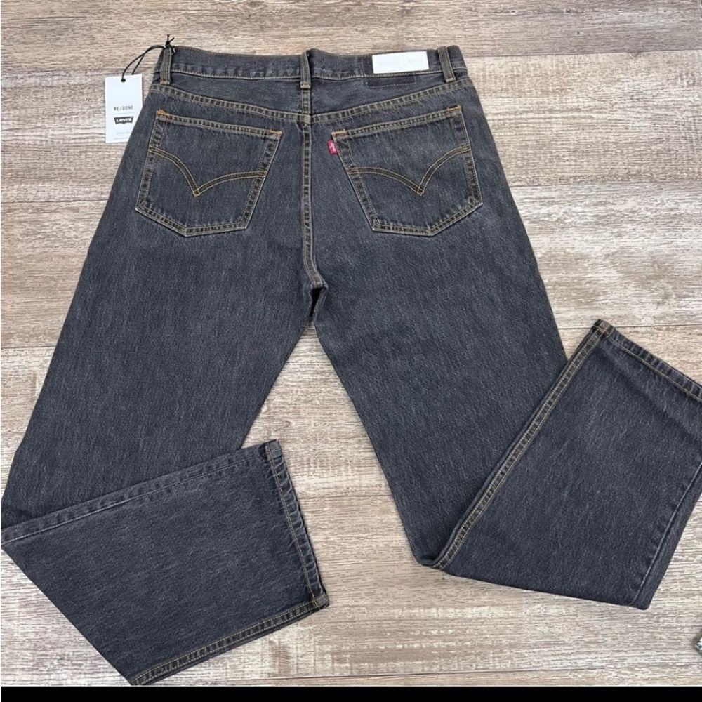 NWT Levi's Re/Done High Rise Washed Black - Picture 3 of 4